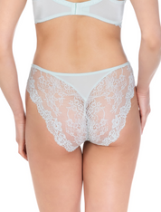 Lauma, Mint Green Hi-Cut Lace Panties, On Model Back, 56K50