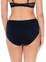 Lauma, Black, Lace, Panty, on Model, Back, 57L51