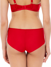 Lauma, Red Lace, shorts Panty, on Model, Back, 57L70