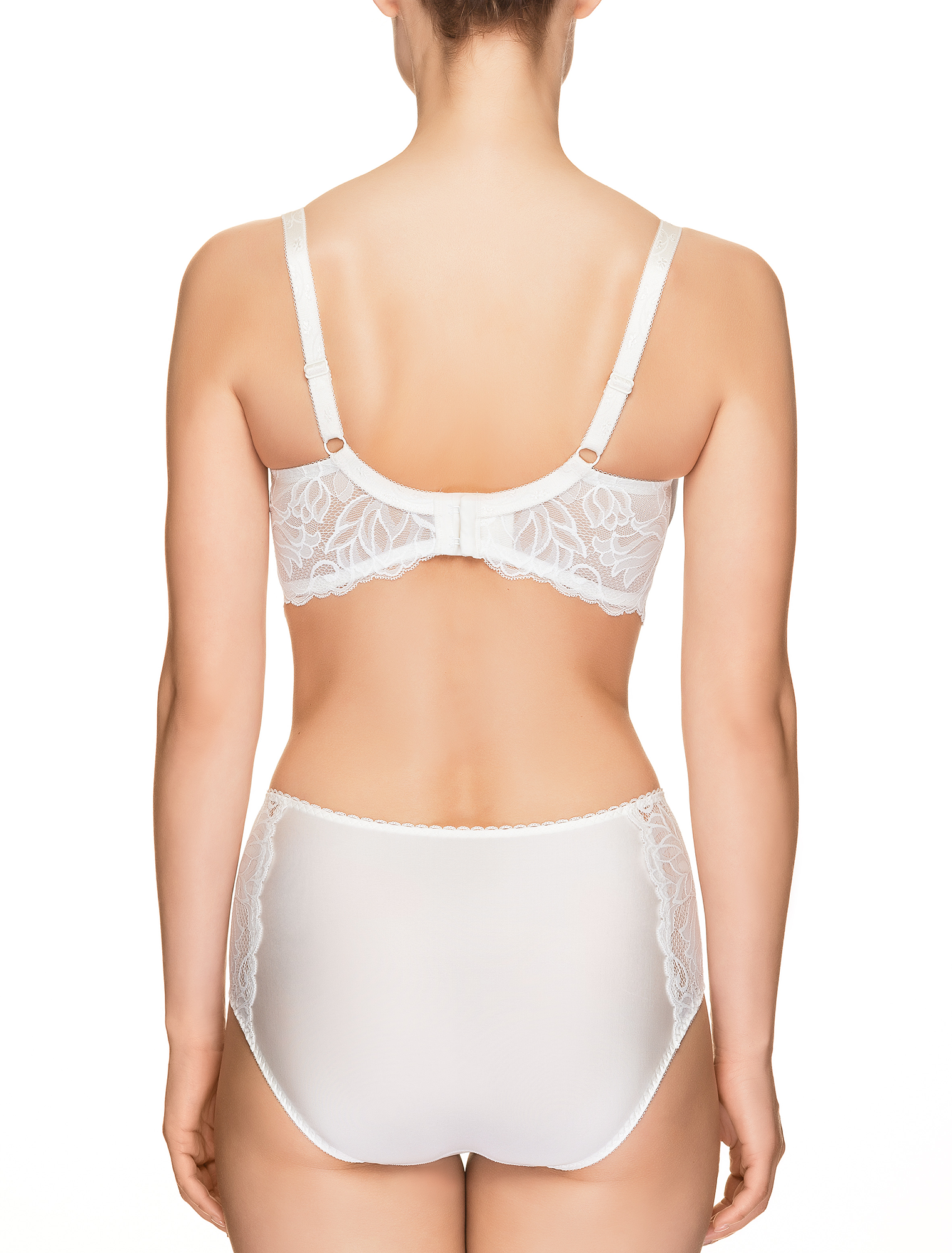 Lauma, Ivory High Waist Panties, On Model Back, 58H51