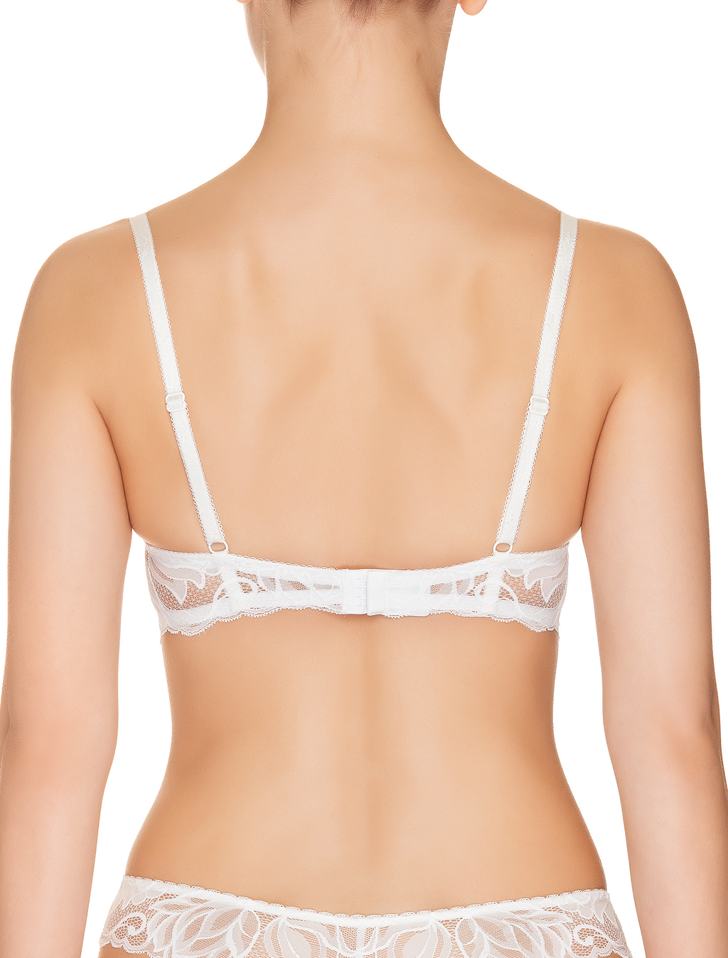 Lauma, Ivory Moulded Push-up Bra, On Model Back, 58H35
