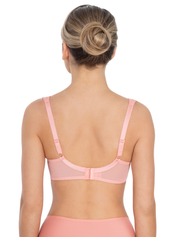 Lauma, Peach Pink Underwired Non-padded Bra, On Model Back, 58K23