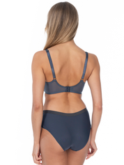 Lauma, Gray Lingerie Set, On Model Back, 58K30, 58K55