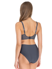 Lauma, Gray Lingerie Set, On Model Back, 58K30, 58K50
