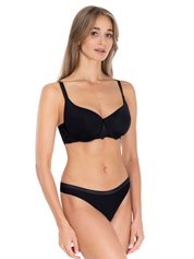 Lauma, Black, Lingerie Set, On Model, Front, 58K62, 58K33