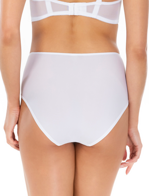 Lauma, White High Waist Panties, On Model Back, 58K51