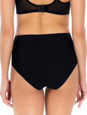 Lauma, Black High Waist Panties, On Model Back, 58K51