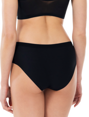 Lauma, Black, Midi Waist Panties, On Model, Black, 58K55