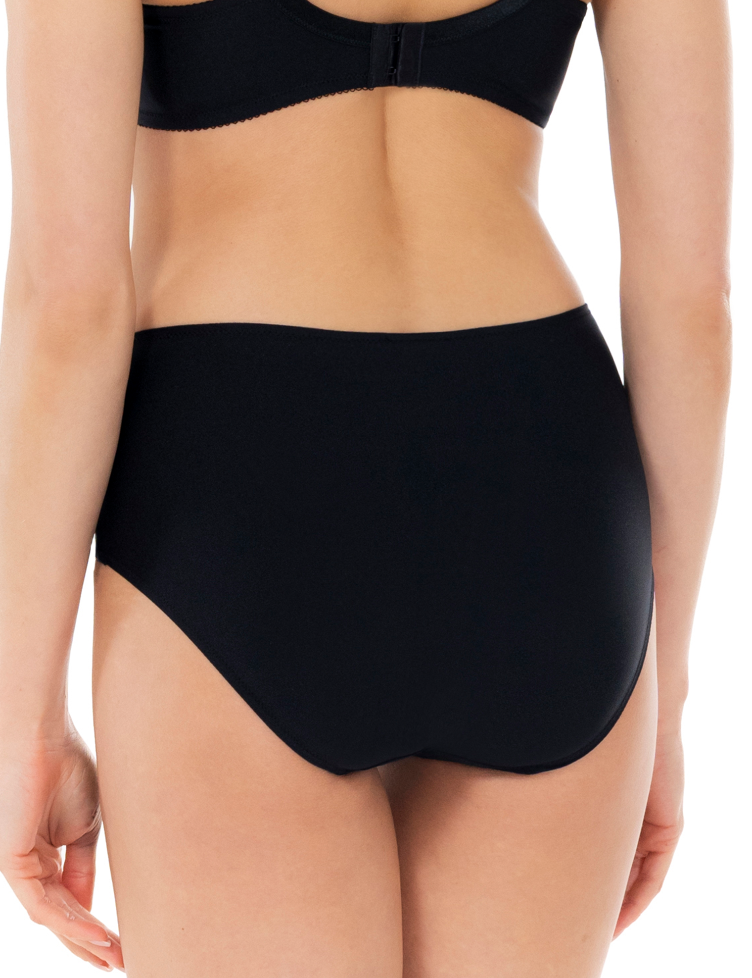 Lauma, Black, Lace, Panties, On Model, Back, 58L51