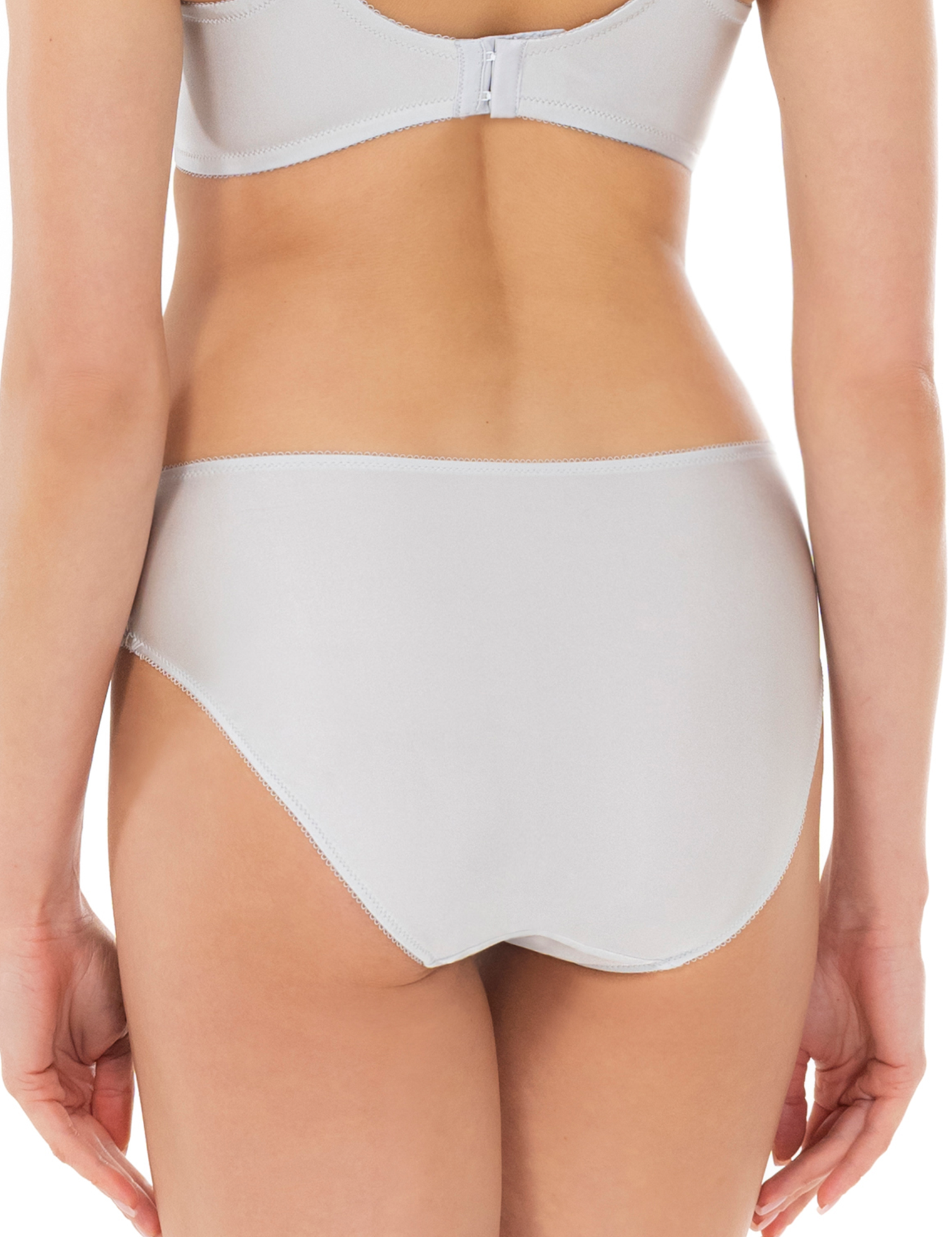 Lauma, Gray, Lace, Panties, On Model, Back, 58L51