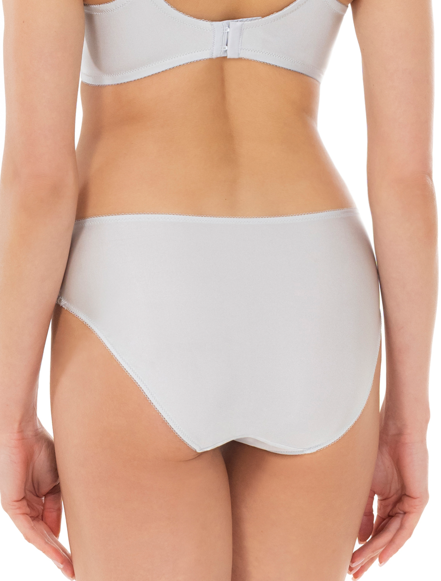 Lauma, Gray, Lace, Panties, On Model, Back, 58L51