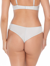 Lauma, Gray, Lace String Panties, On Model, Back, 58L60