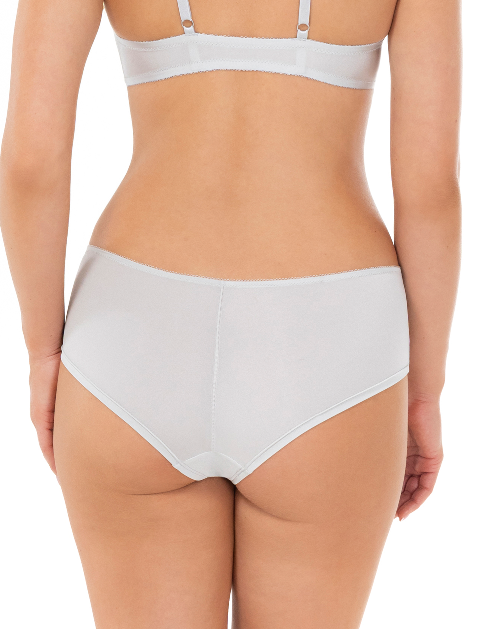 Lauma, Gray, Lace Shorts Panties, On Model, Back, 58L70