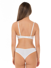 Lauma, Ivory Lingerie Set, On Model, Back, 60L60, 60L22