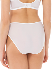 Lauma, Ivory Midi Waist Panties, On Model, Back, 60L52