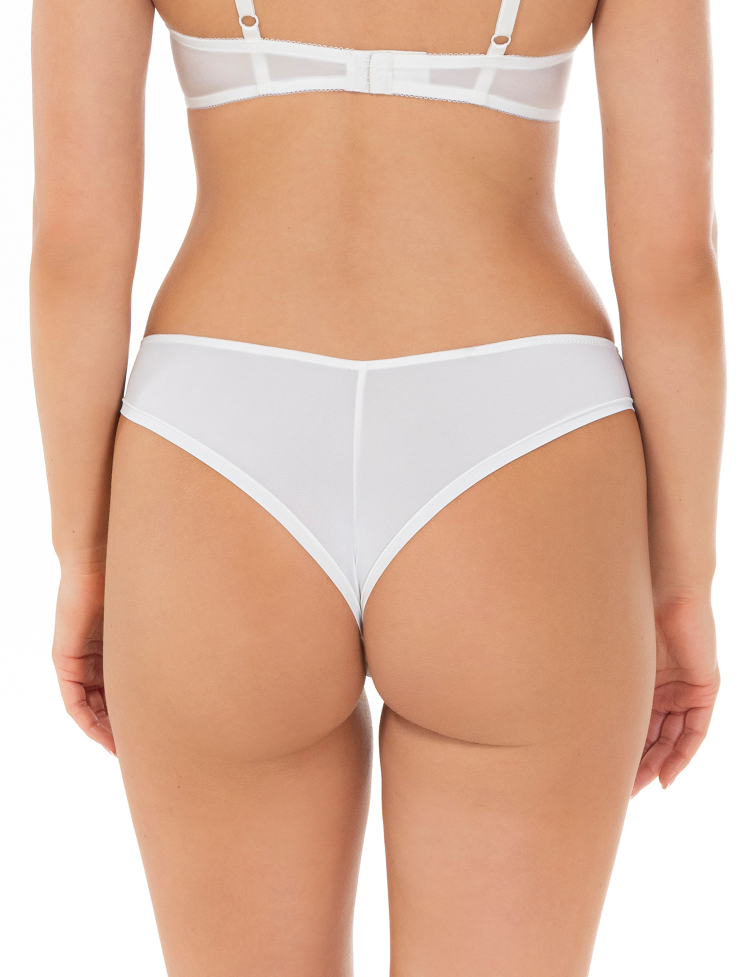 Lauma, Ivory String Panties, On Model, Back, 60L60