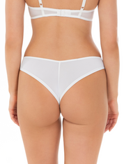 Lauma, Ivory String Panties, On Model, Back, 60L60