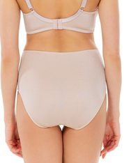 Lauma, Beige High Waist Panties, On Model, Back, 65L51