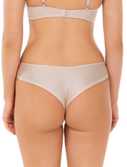 Lauma, Beige String Panty, On Model, Back, 65L60