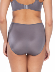 Lauma, Grey High Waist Panties, On Model, Back, 69L51