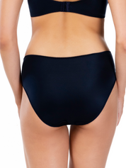 Lauma, Navy Mid Waist Panties, On Model Back, 70K52