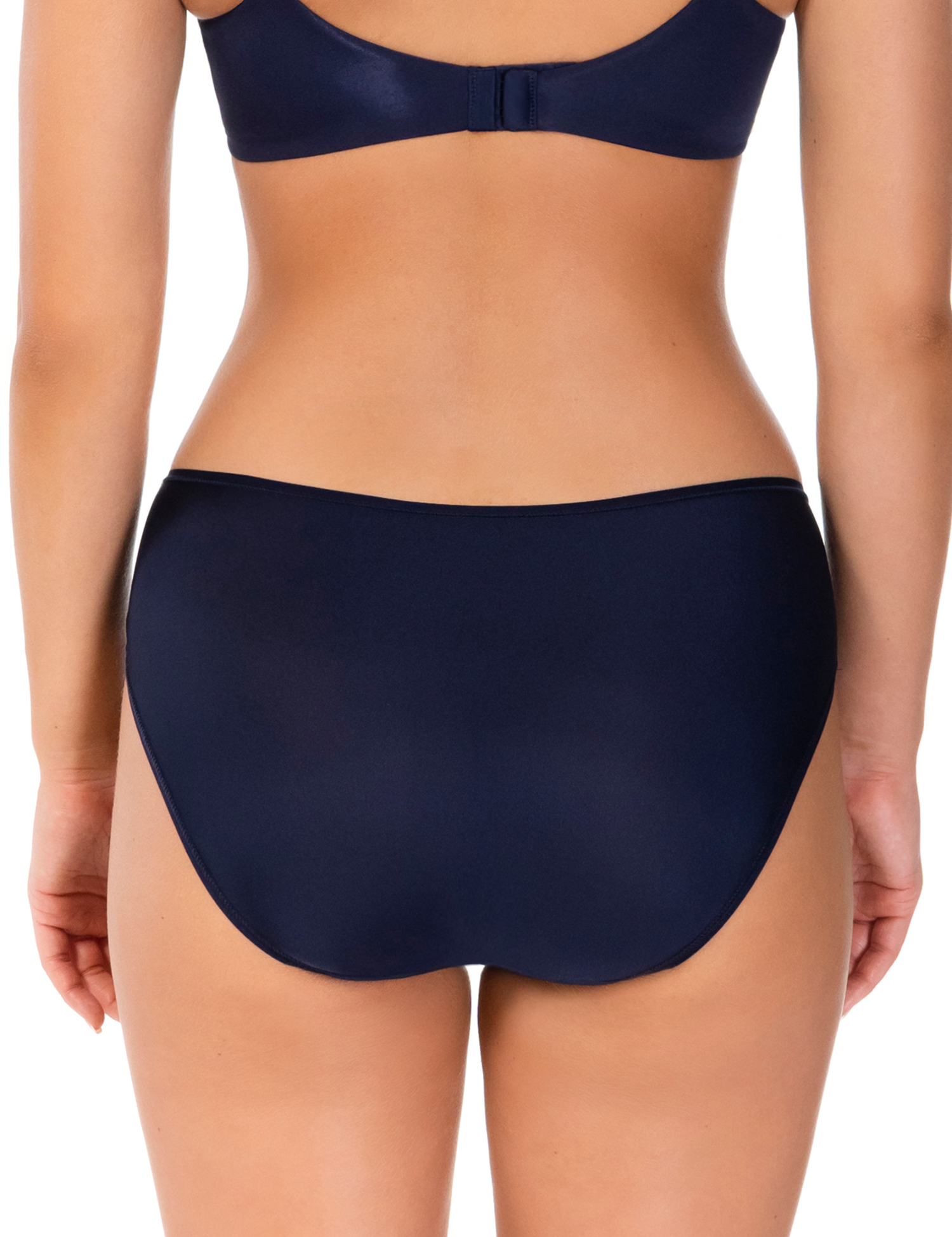 Lauma, Dark Blue Mid Waist Panties, On  Model Back, 72F52