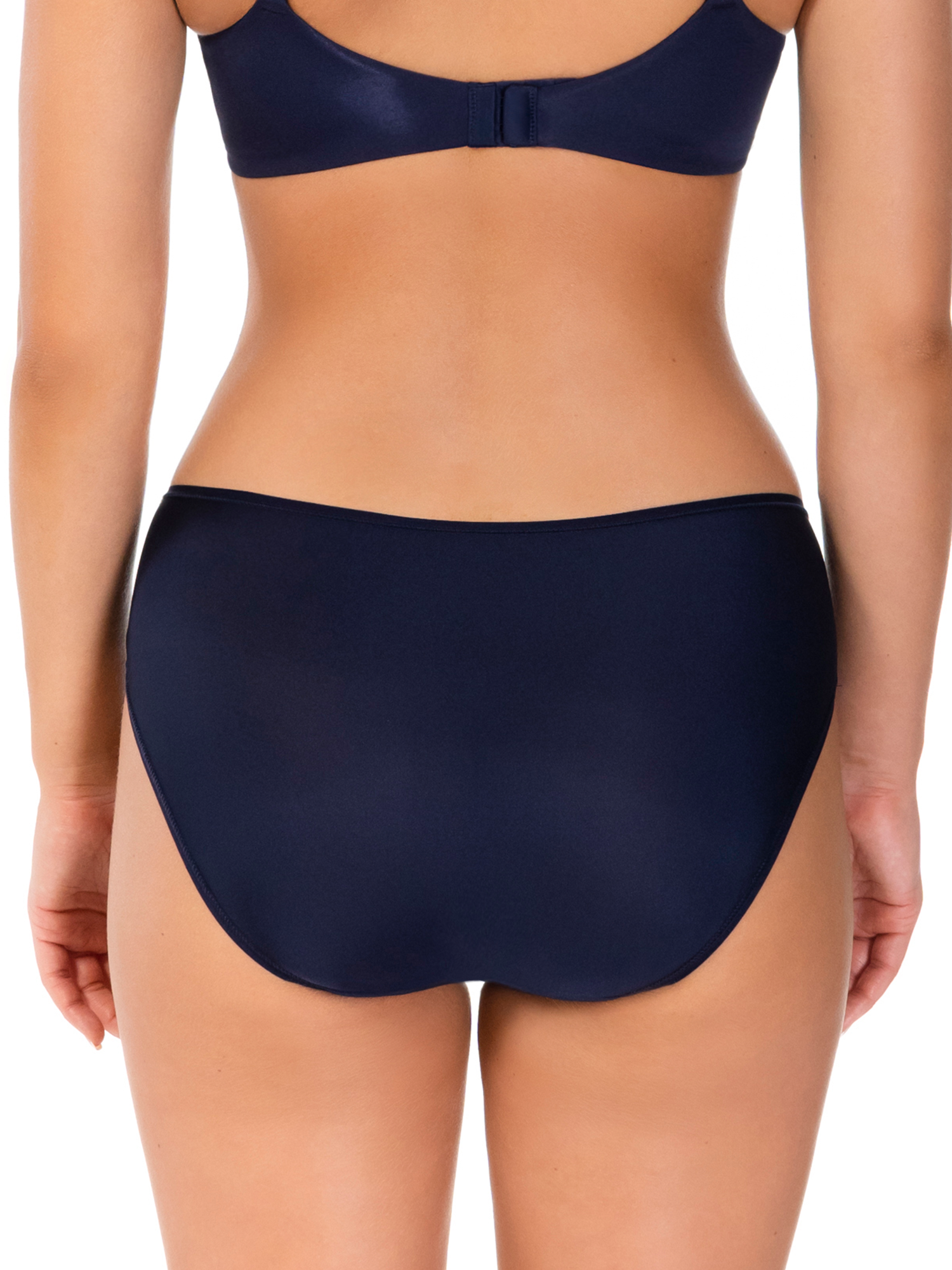 Lauma, Dark Blue Mid Waist Panties, On  Model Back, 72F52