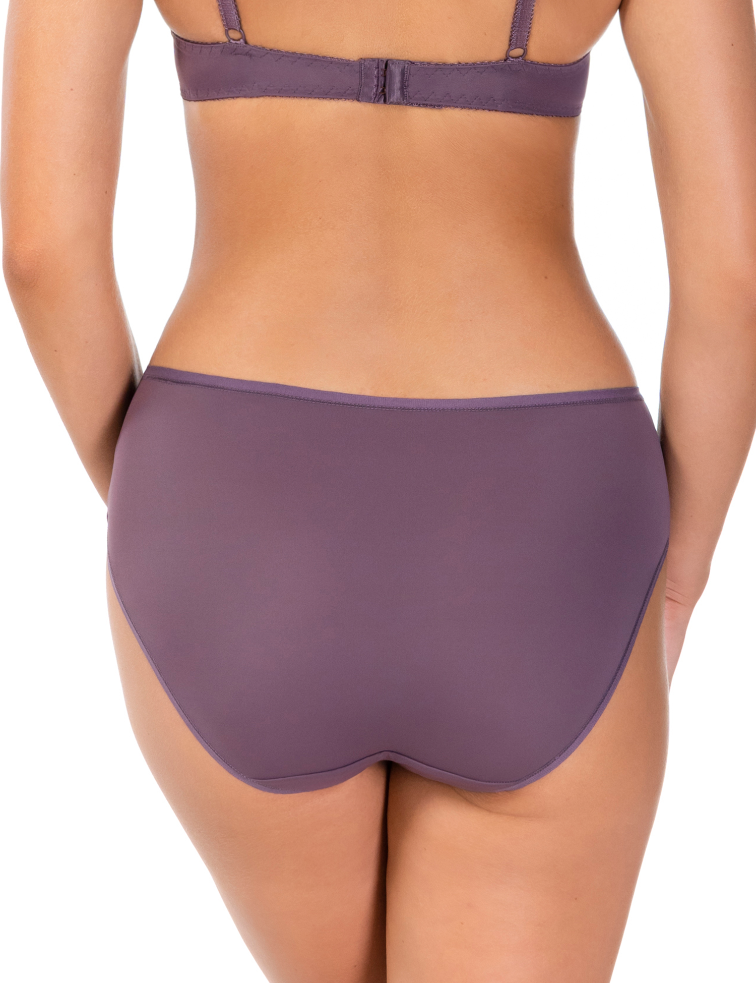 Lauma, Violet Mid Waist Panties, On  Model Back, 72F52