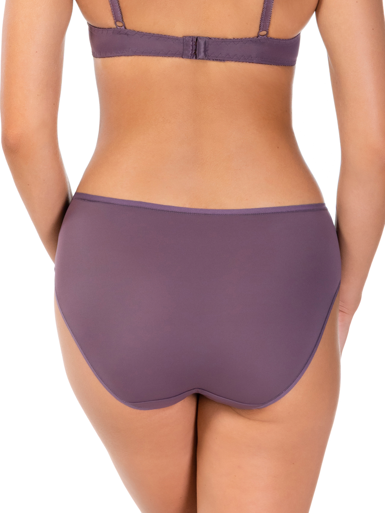 Lauma, Violet Mid Waist Panties, On  Model Back, 72F52