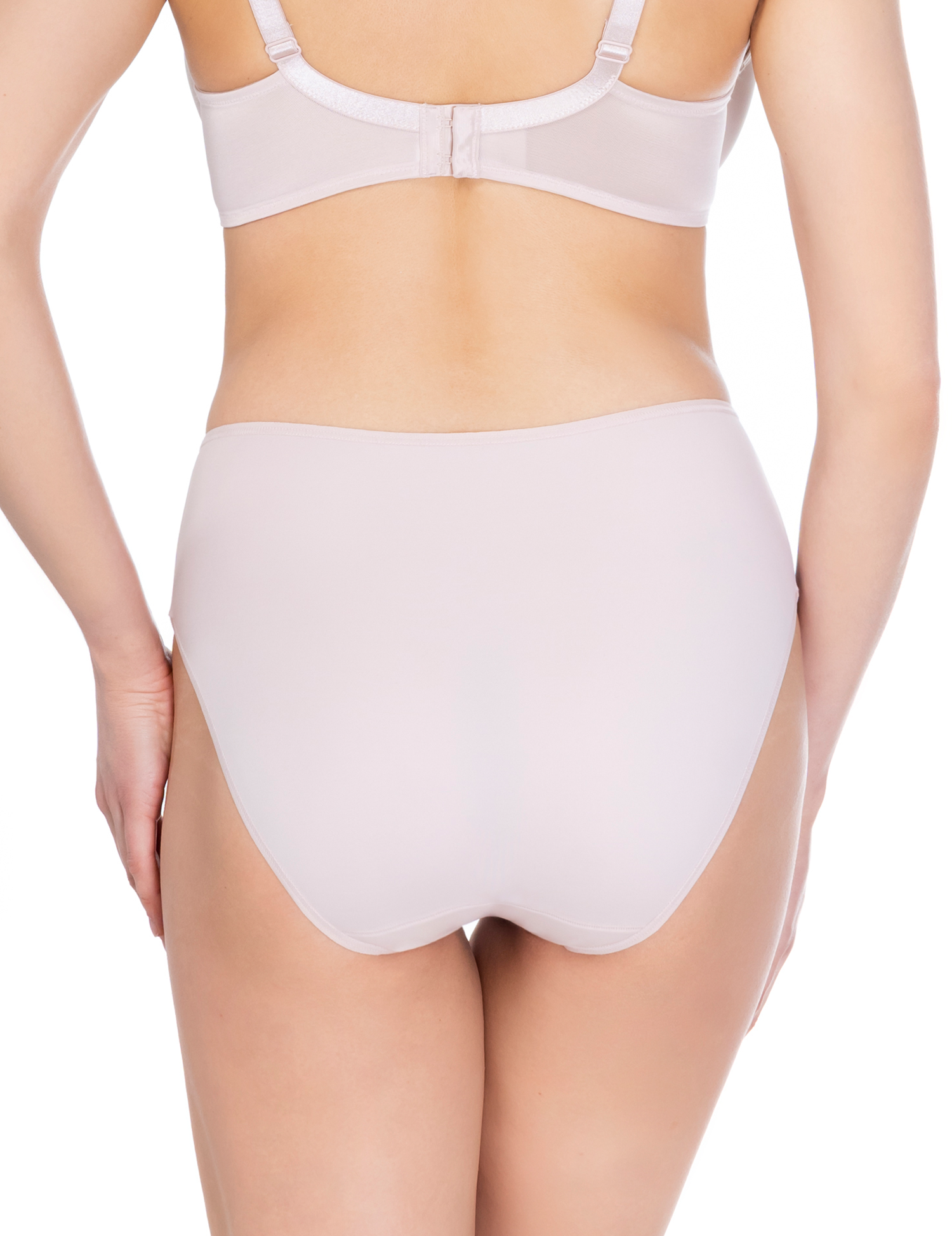 Lauma, Beige Mid Waist Panties, On  Model Back, 72F52