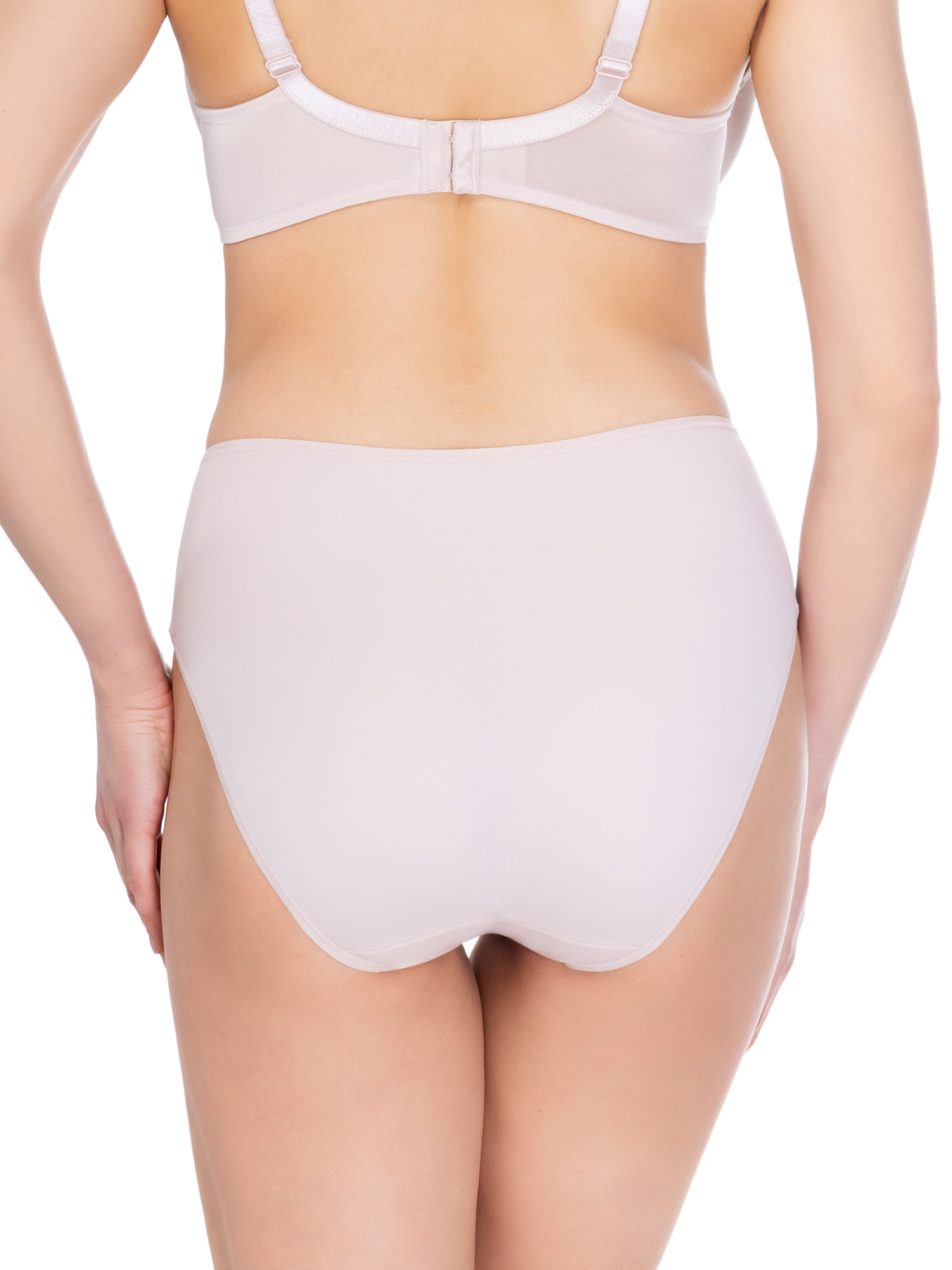 Lauma, Beige Mid Waist Panties, On  Model Back, 72F52