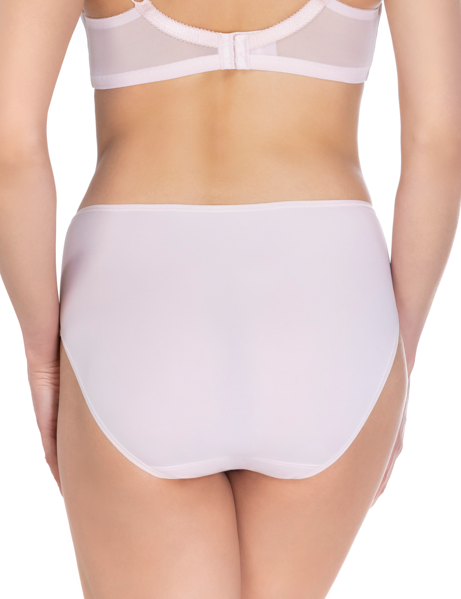 Lauma, Light Pink Mid Waist Panties, On  Model Back, 72F52