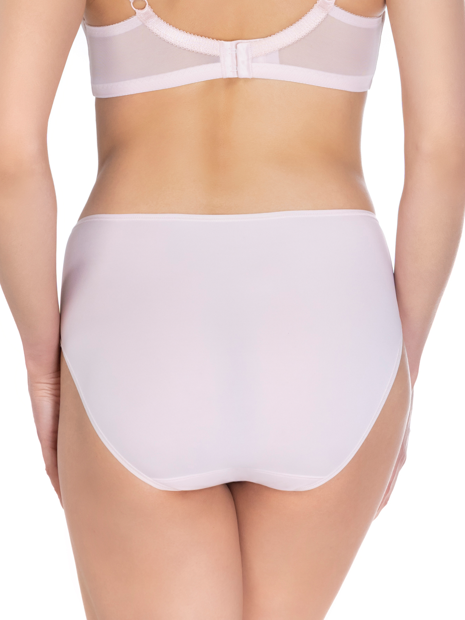 Lauma, Light Pink Mid Waist Panties, On  Model Back, 72F52