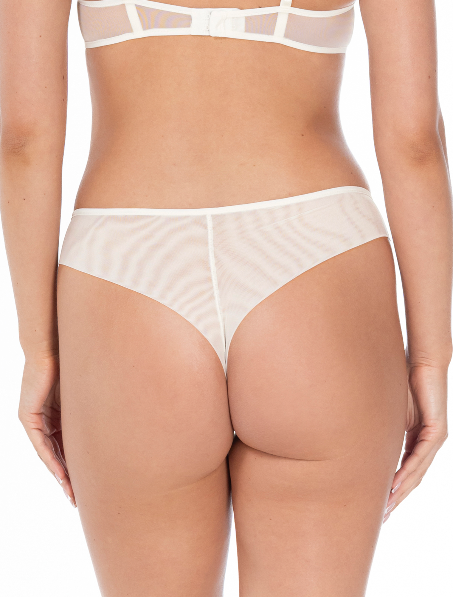Lauma, Ivory Lace Strings , On Model, Back, 76L60