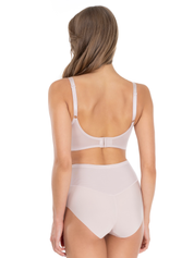 Lauma, Beige Non-wired Non-padded Bra, On Model Back, 79400