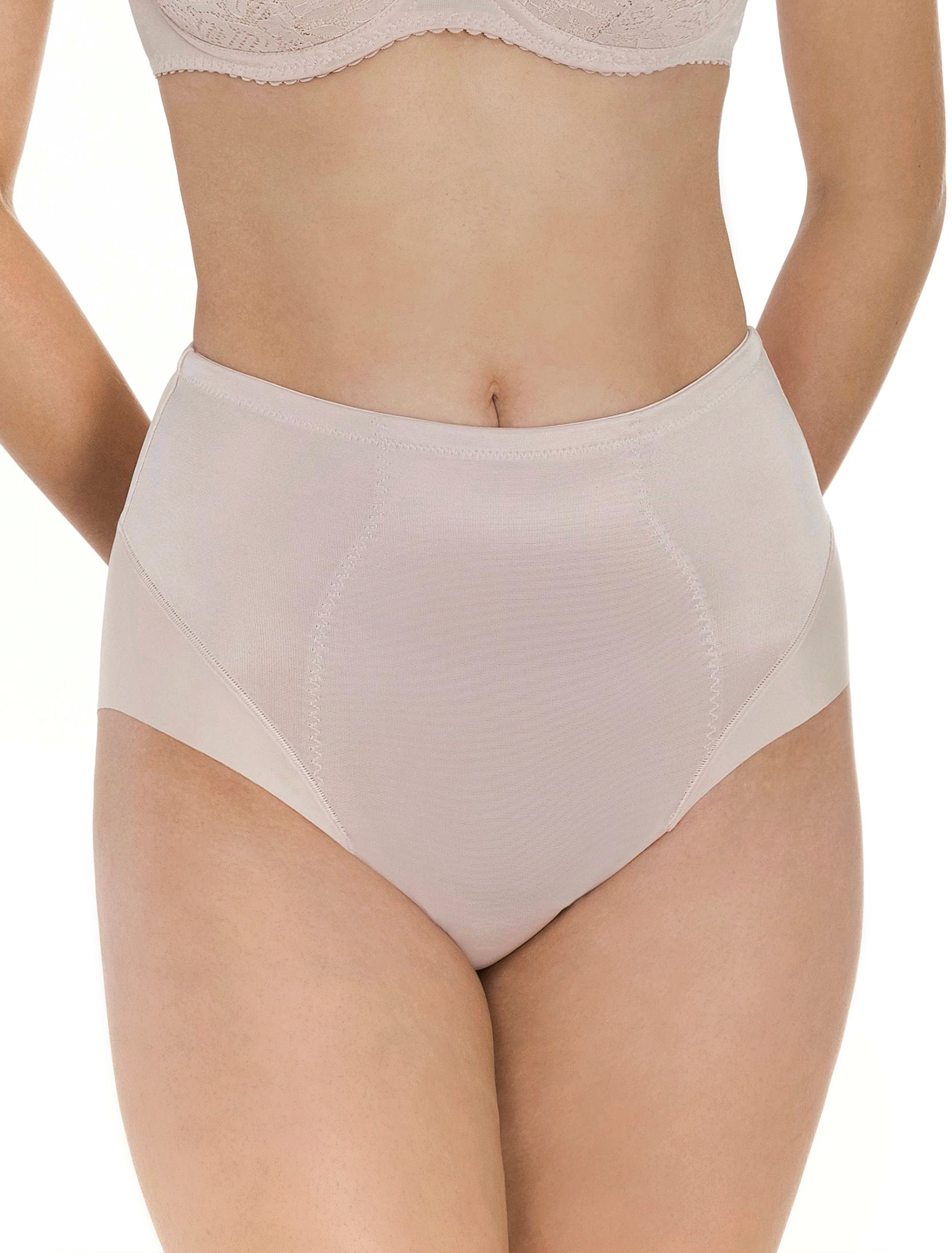 Lauma, Beige Shapewear Panties, On Model Front, 79755 