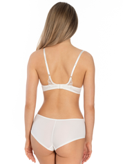 Lauma Ivory Lingerie Set With Lace Trim, On Model Back, 82K70, 82K35