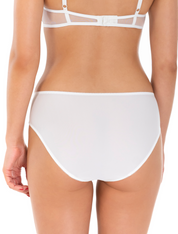 Lauma, Ivory Panty With Embroidered Lace, On Model Back, 82K50