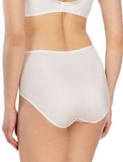 Lauma, Ivory High Waist Panty With Embroidered Lace, On Model Back, 82K51