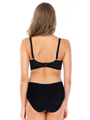 Lauma, Black High Waist Panties, On Model Back, 88K53