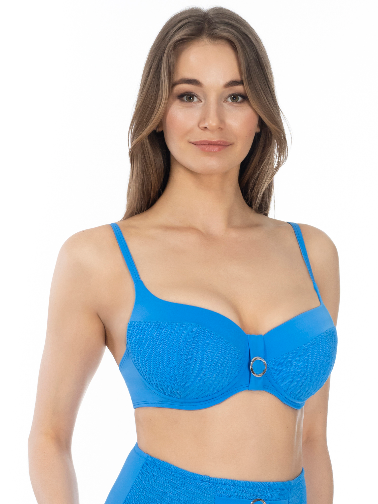 Blue Waves Bikini Top