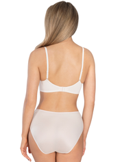 Lauma, Ivory Wireless Moulded T-shirt Bra, On Model Back, 92H30