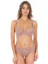 Lauma, Hazy Pink Non-padded Underwired Lace Bra, On Model Front, 97K20