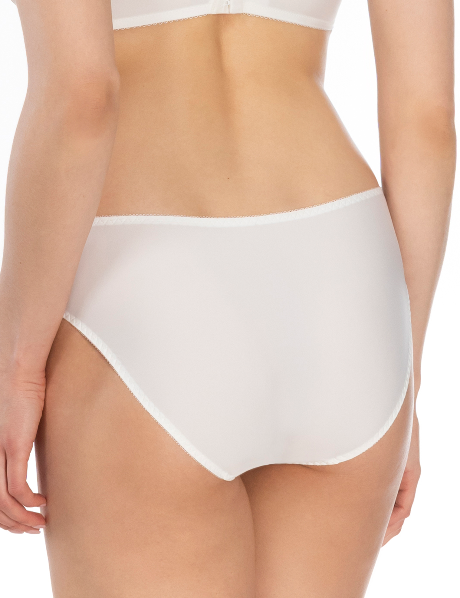 Lauma, Ivory Mid Waist Panties, On Model Back, 99K50