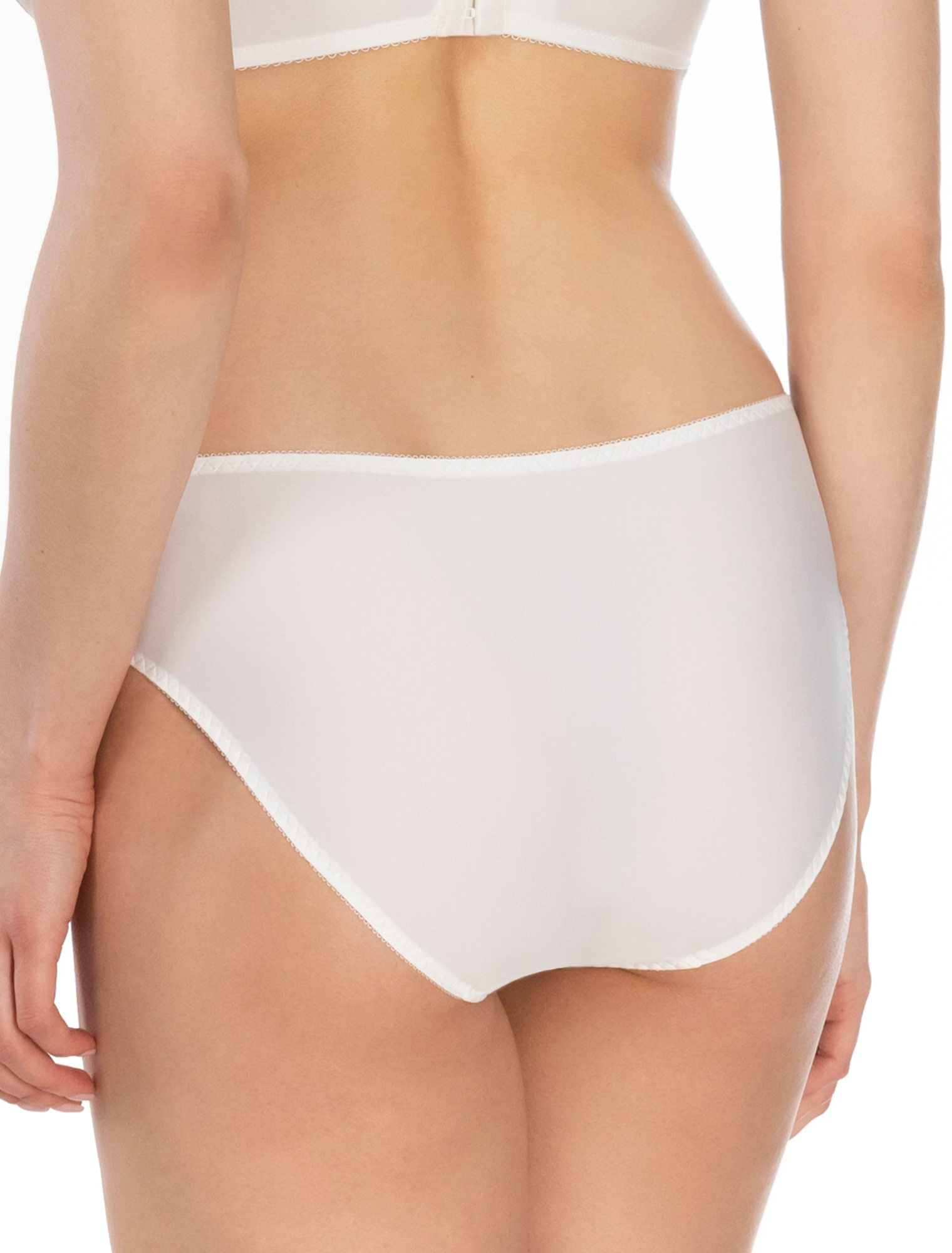 Lauma, Ivory Mid Waist Panties, On Model Back, 99K50