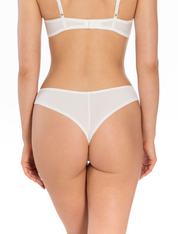 Lauma, Ivory Mid Waist String Panties, On Model Back, 99K60