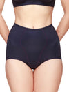 Lauma, Navy Blue High Waist Panties, On Model Front, 01851