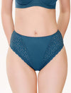 Lauma, Blue High Waist Panties, On Model Front, 01810