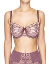 Lauma, Violet Lace Soft-cup Underwired Bra, On Model Front, 03J20