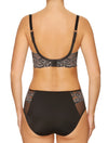 Lauma, Black High Waist Panties, On Model Back, 04H51
